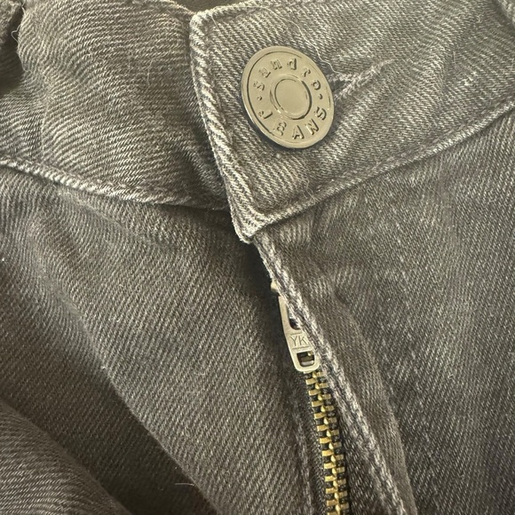 Sandro Embroidered Jeans Paris Vegas Rose Straight leg EU size 34 waist 24in EUC - Picture 5 of 13